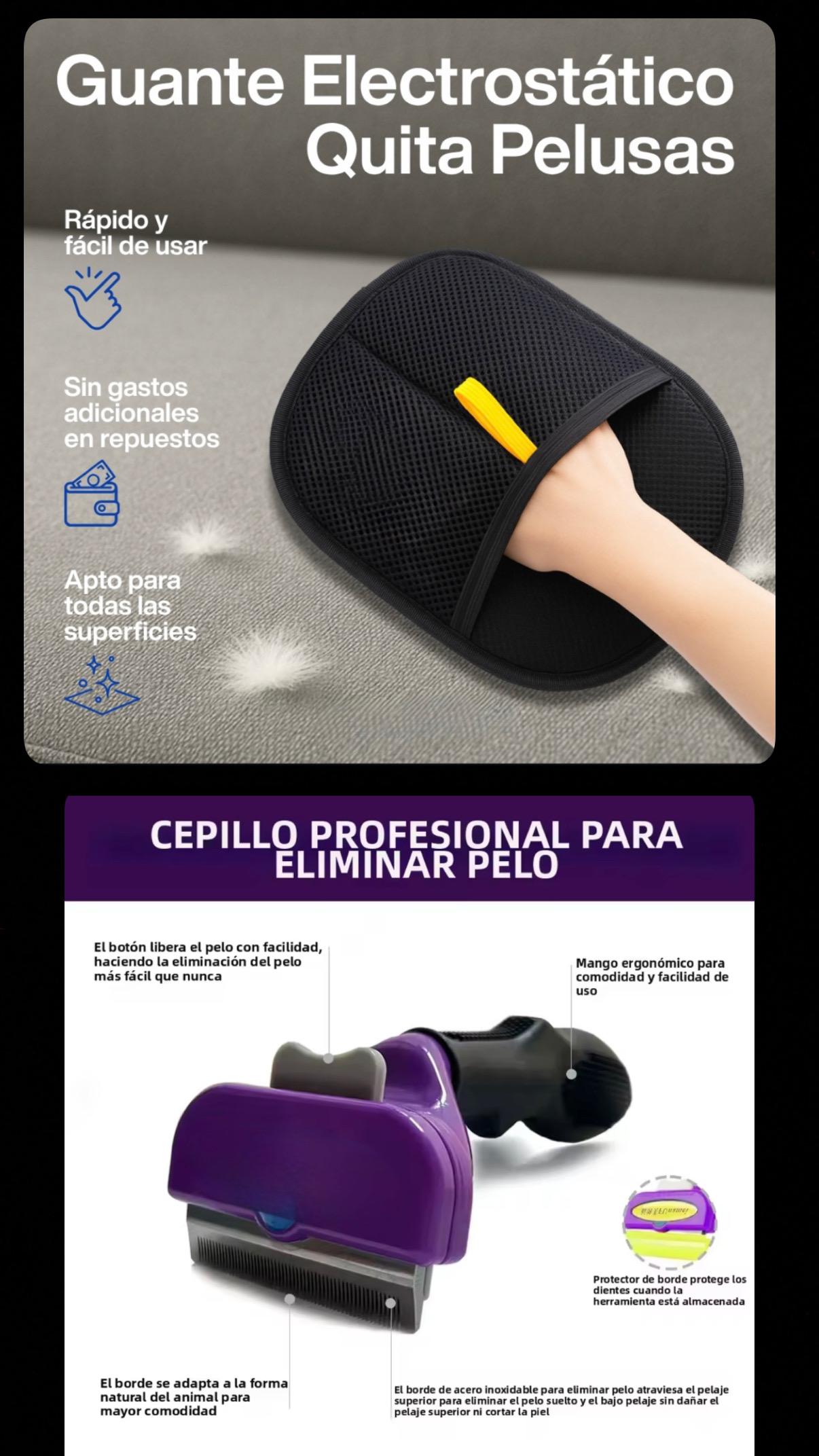 Pet Hair Removal Kit - Eliminates pet hair from your home in minutes!