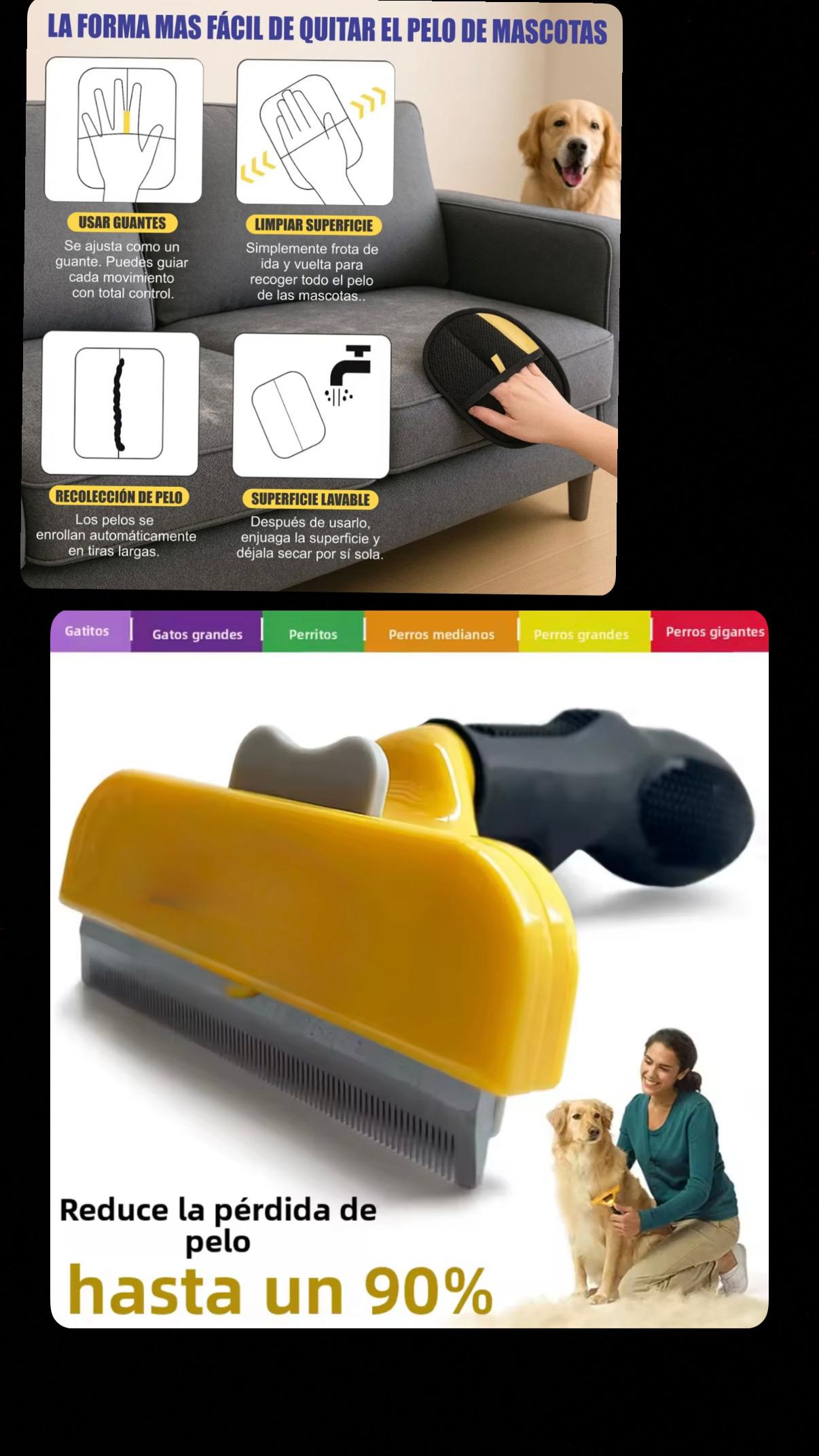 Pet Hair Removal Kit - Eliminates pet hair from your home in minutes!